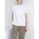 Casual Short Sleeves Loose Solid Color Stand Collar T-Shirts Tops