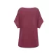 Solid Color Short Sleeves Boat Neck T-Shirts Tops