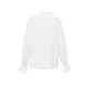 Elasticity Ruffled Solid Color Long Sleeves Ruffle Sleeves Mock Neck T-Shirts Tops