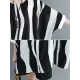 Original Chiffon Batwing Sleeves Striped Shirts Tops