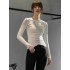 Simple Solid Color Round-Neck Long Sleeves T-Shirt