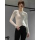 Simple Solid Color Round-Neck Long Sleeves T-Shirt