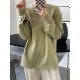 3 Colors Loose Casual Solid Color Split-Side T-Shirt Top