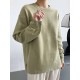 3 Colors Loose Casual Solid Color Split-Side T-Shirt Top