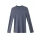 Casual Long Sleeves Skinny Solid Color Stand Collar T-Shirts