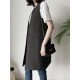 Casual Loose Long Split-Joint Sleeveless Vest