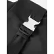 Stylish Belt Buckle Black Vest