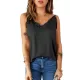 Casual Solid Color Falbala Camisole Vest Top