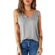 Casual Solid Color Falbala Camisole Vest Top