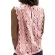 Original Lace Solid Color Loose Vest Top