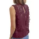 Original Lace Solid Color Loose Vest Top