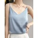 Simple Casual Solid Color Spaghetti-Neck Vest Top