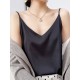 Simple Casual Solid Color Spaghetti-Neck Vest Top