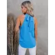 Stylish Selection Loose Solid Color Halter-Neck Vest Top