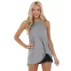 Simple Sleeveless Solid Color Halter-Neck Vest Top