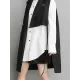 Asymmetric Pockets Tied Sleeveless Notched Collar Vest Outerwear