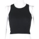 Solid Color Sleeveless Slim Sports Casual Tanks