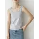 Casual Simple 6 Colors Square-Neck Sleeveless Vest