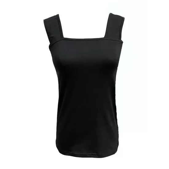 Casual Simple 6 Colors Square-Neck Sleeveless Vest