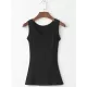 5 Colors Simple Solid Color Sleeveless Vest Top