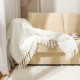 Textile City Ins Knitted Blanket Solid Plain Home Decor