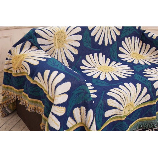 Daisy Flower shape Blanket rural sand hair towel covers