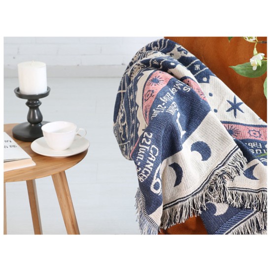 Europe Style Sofa Throw Blanket Cotton Thread Knitted Blanket