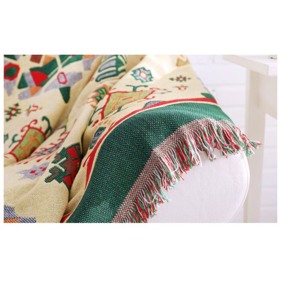 Europe Style Sofa Throw Blanket Cotton Thread Knitted Blanket