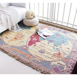 World Map Decorative Sofa/Beds Blanket