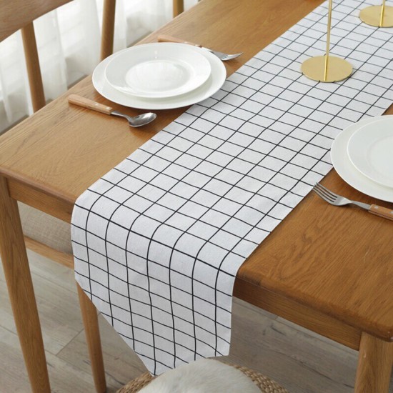 cotton table runners and tablecloths plaid table runner