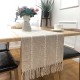 Vintage Woven Tassel Table Runner Tablecloth