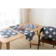 Table Runner Classical Navy Blue Burlap Linen Table Dining Room