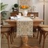 Crochet Tassel Table Runner Blende Fabric for Kitchen