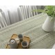 Tableware hollow solid color long stripe jacquard Nordic tablecloth