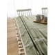 Tableware hollow solid color long stripe jacquard Nordic tablecloth