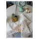 Embroidered Floral Table Cloth Rectangular Tablecloth