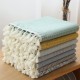 Japan Style Linen Cotton Tassel Table Cloth