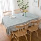 Nordic Stripe Style Cotton linen Tablecloth