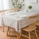 Nordic Stripe Style Cotton linen Tablecloth