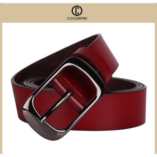 strap casual all-match Women brief genuine leather belt