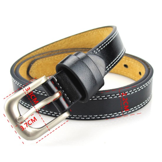 Genuine Leather Belts Decorative Simple Waist Belt