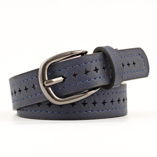 Women Belts Cow Genuine Leather Pin Buckle Vintage Style