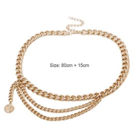 Fashion Pants Waist Chain Clothing Accessories Multi-layer Waist Chain