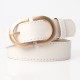 Leather Belts for Women Fashion Jeans Classic Retro Simple