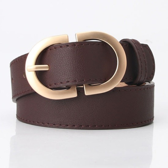 Leather Belts for Women Fashion Jeans Classic Retro Simple